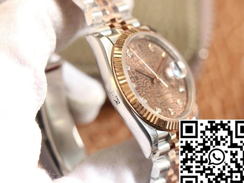 EW Factory Rolex Color Datejust Chocolate Diamond M126231-0025 Dial 0110